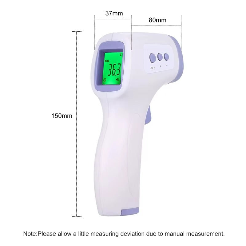 Digital Infrared Forehead Thermometer Electronic Body Non Contact Medical Fever Measure Tool Outdoor Home for Baby Adults